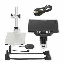 7 Inch LCD Digitale Microscoop 1200X Zoom, 12MP Hoge Resolutie voor Solderen & PCB Inspectie, Continue Vergroting A