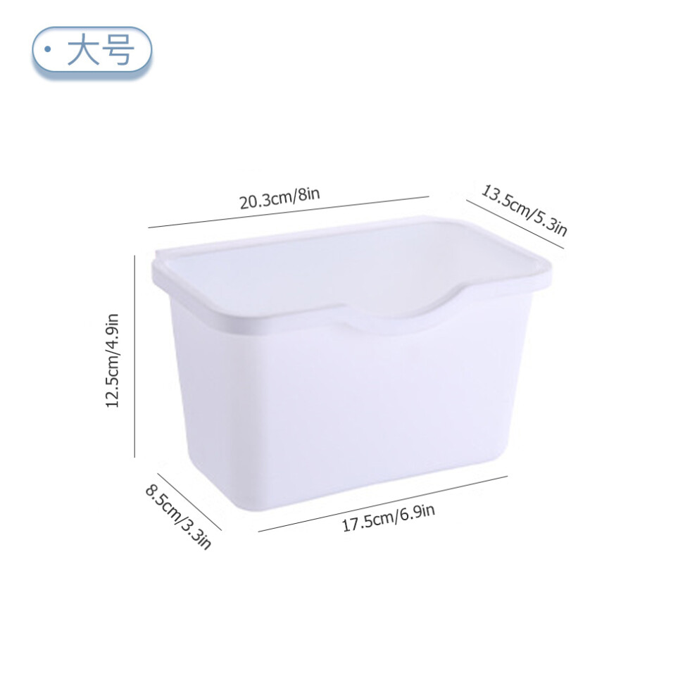 Kitchen Cabinet Plastic Hanging Trash Bin 21X13.5x12.5cm 8791374010680