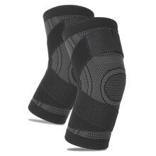 ginocchiera di supporto nera XL per corsa, basket, pallavolo