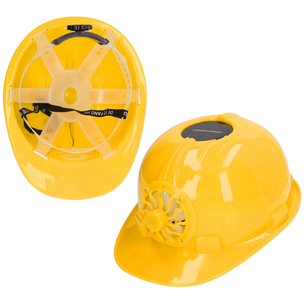 Schutzhelm Mit Solarventilator, Belã¼Fteter 7465065639153
