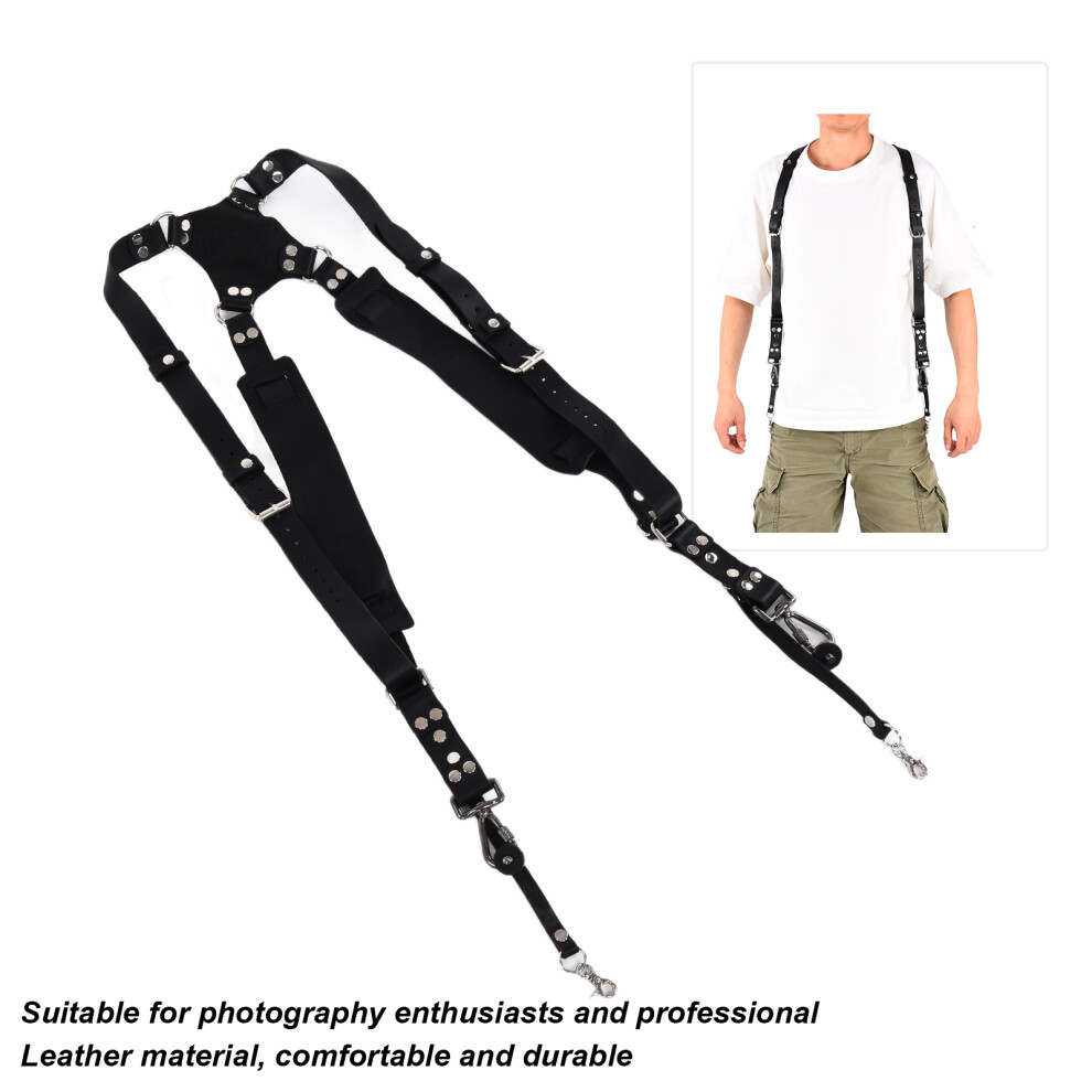 Leder-Kameragurt, Doppel-Schultergurt Fã¼R 7465065641446