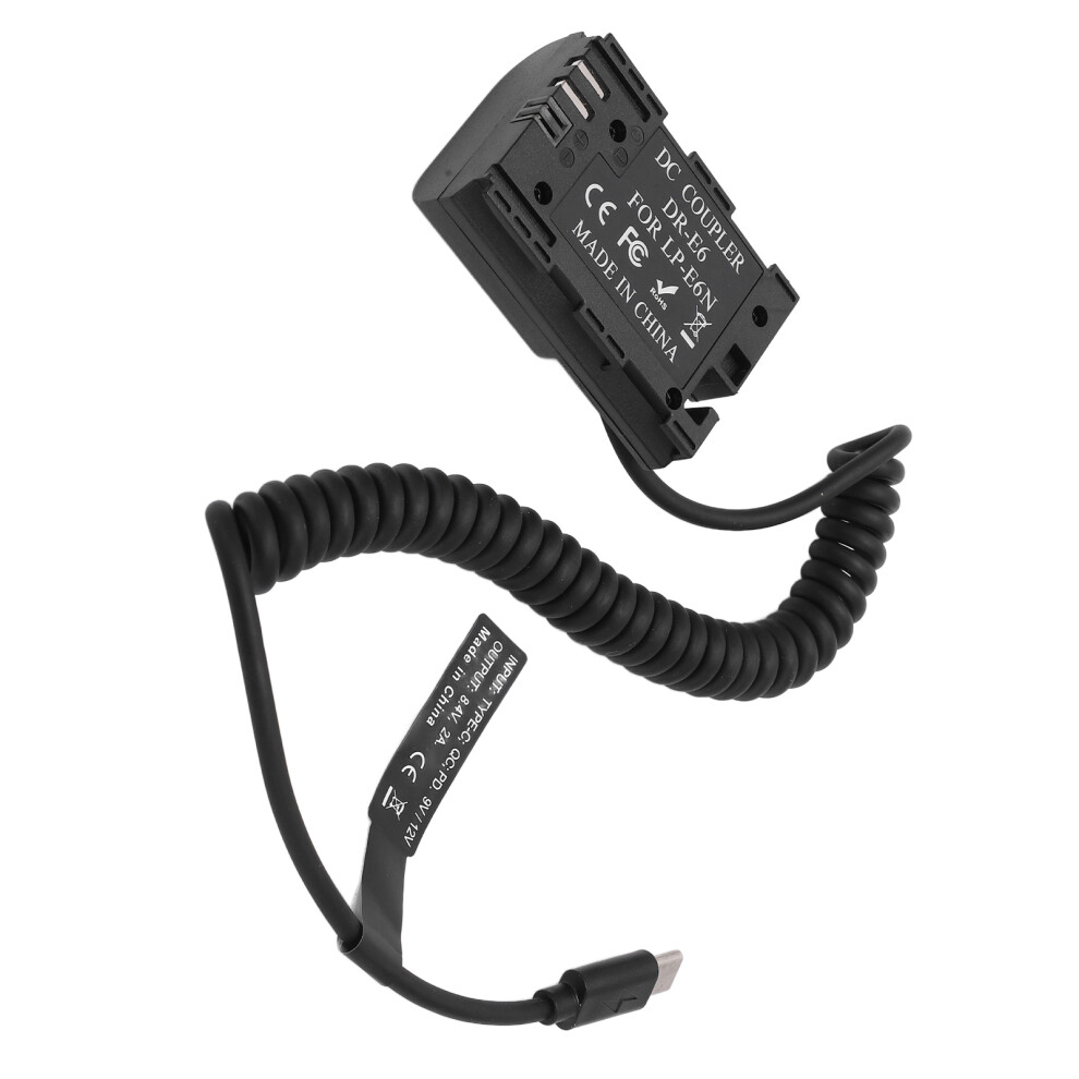 Photography Lpe6 Dc Adapter For 5D4 7D R6 90D With Error-Free Decoding 5071376654253