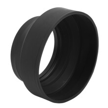 3-in-1 zusammenklappbarer Objektivdeckel 77 mm aus Gummi & Metall für Kameras