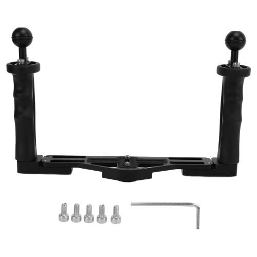CNC Processed Underwater Camera Rig with Dual Handle Stabilizer 1
