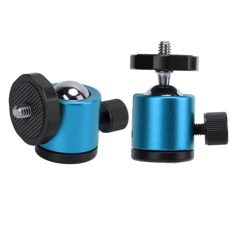 Aluminum Alloy 360 Rotating Camera Ball Head For Tripod Blue 4021376687028