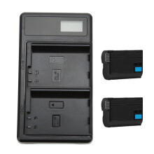 Doppelte USB-Ladegerät für Nikon EN-EL15 Akku, LCD-Anzeige, 5V 2A