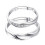 Fashionable Copper Open Ring Set for Couples, Adjustable, Unisex 3
