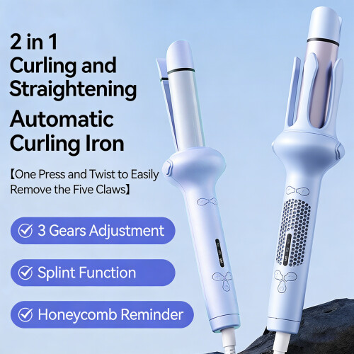 2-in-1 Auto Curling Straightener 32mm Ionic 1