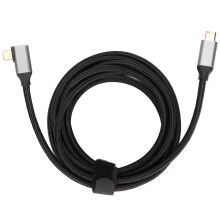 Cablu adaptor USB C pentru sincronizare de date, cu încărcare rapidă și transfer video 4K, cablu USB C durabil și fiabil, design în unghi