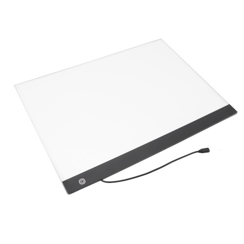 Mallichttafel, A3, stufenloses Dimmen, USB-Kabel,