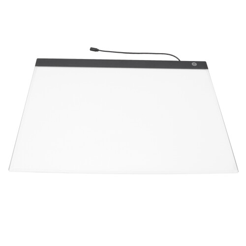 Stepless Dimming LED Acrylic Drawing Light Board 470x350mm USB Powered