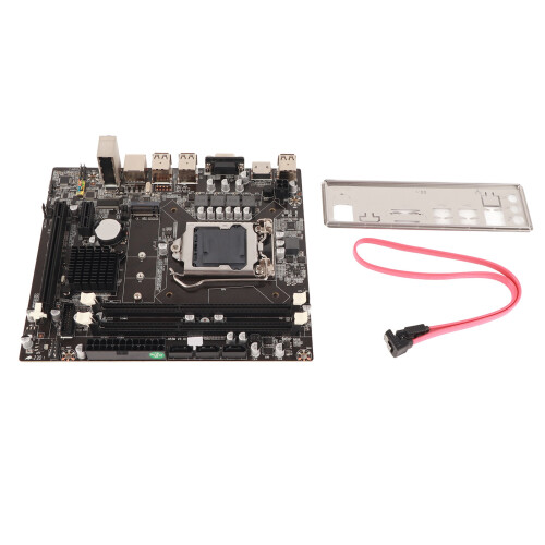 Desktop Micro ATX Motherboard DDR3 for Intel Core I7 I5 I3 2 RAM Slots 1