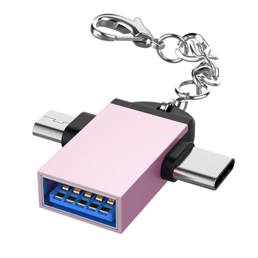 Usb Otg Converter 2 In 1 Usb 3.0 Micro Type C Adapter High Speed Transfer Universal Compatibility With Android Devices And Accessories Plug And Play 9358999949666