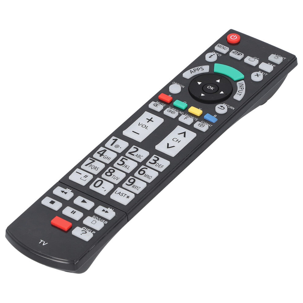 Universal Tv Remote Control For N2qayb000862, 10M Range, Black 3601379365775