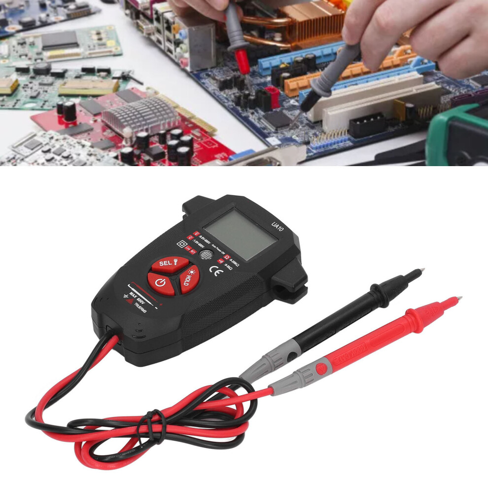 Digital Multimeter 4000 Count Auto Range Dc/Ac Voltage Resistance Tester 7901381021482