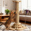 Large Cat Tree Scratching Post Pet Climbing Tower Kitten Activity Centre 8