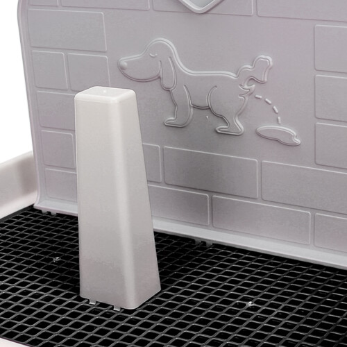 Puppy Training Pad Holder Simulated Wall 1L Capacity Black 1