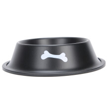Stainless Steel Pet Bowl Elevated Dog Water Feeder Anti Skid Rubber Ring Bottom Dishwasher Safe Durable Modern Look For Dry Wet Food