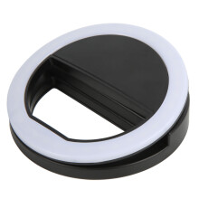 Adjustable Brightness Selfie Ring Light, Portable Clip-on for Multi Usage, Wide Compatibility with Phones, Laptops, Tables, Rechargeable Battery