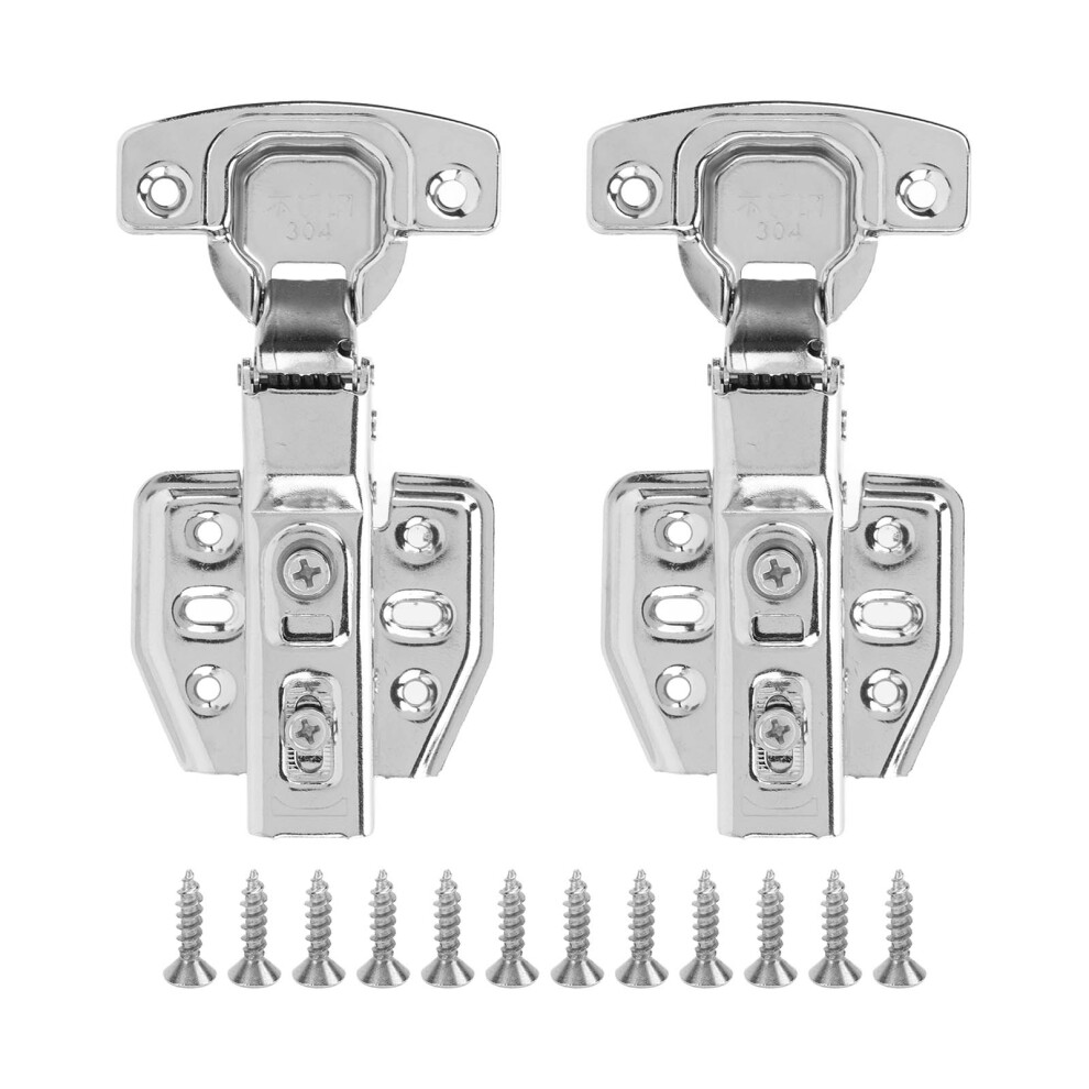 High Quality Stainless Steel Hinges, Kitchen Cupboard Door Hardware With 105 Degree Opening Angle, Soft Close Feature For Quiet And Smooth Operation 9173940569225