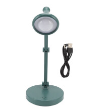 Lampa Léitheoireachta Oíche Fillte le Cosaint Súile, Lampa Deisce Inaistrithe le Dearadh Gan Sreang, Oiriúnach do Thaisteal & Baile (Gorm)