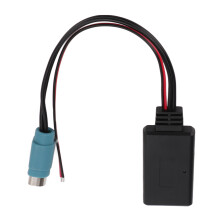 Kit Éabhlóide Fuaime Gluaisteáin, Cábla Ceoil Bluetooth do Steiriónna Alpach, Tacaíonn sé le Ilfhormáidí Fuaime ag Cinntiú Pléisiúr