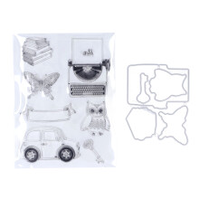 Verbessern Sie Ihre Bastelarbeiten! Transparente Stempel und Stanzformen aus thermoplastischem Gummi sorgen für sichere und komfortable Anwendung.