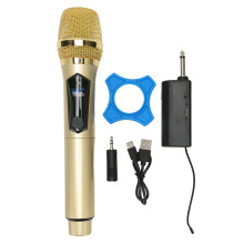 Mikrofonijärjestelmä karaokeen, ammattimainen liikkuva kelaydin selkeään äänensiirtoon, ladattava vastaanotin C-tyypin latausportilla