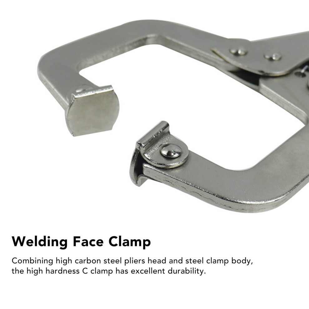 Face Clamp 175Mm C Vice Grip Locking Tool, 40Mm Opening 3011372329962