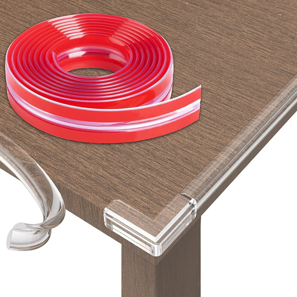Transparent PVC Corner Protector Strip 200cm Edge Guard