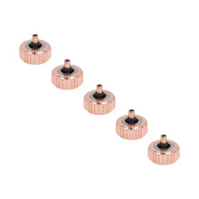 5 pièces couronne mécanique en quartz or rose 6 mm /0,24 po