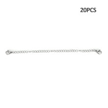 Removable Chain Extension for Jewelry Adjustable Length Bracelet Necklace Extender Durable Strong Hypoallergenic Made with High Quality Material Lead