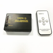 HDMI Switch 5x1 / Umschalter 4K 3D mit Fernbedienung