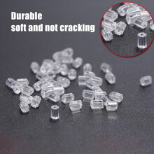 Plastic Earring Backs 800Pcs Clear Ear Stud Stopper DIY Jewelry Accessories