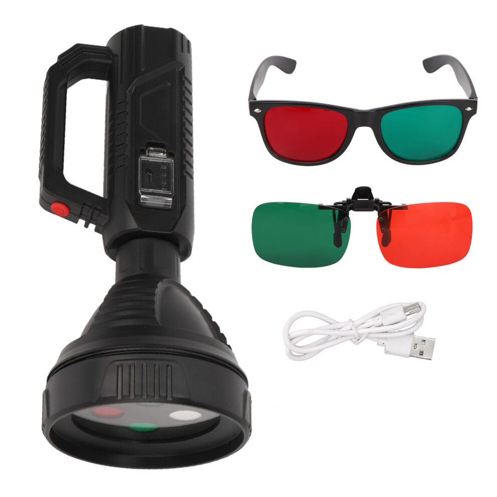 Red Color Evaluator Glasses, Contrasting Colors, Gray Scale, Accurate Detection Data, Portable And Lightweight, Green Color Glass
