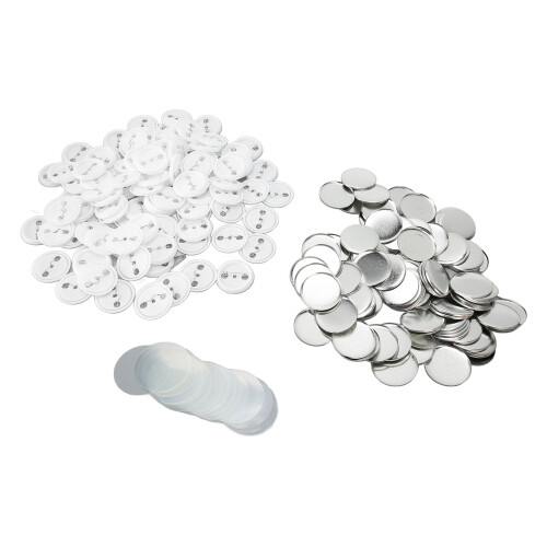 100er-Set Pin-Back-Knopfteile, 2