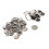 100er Set Pin Back Button Teile Blank Glättung 5