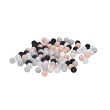 100 Stück 9 mm Silikonperlen zum Selbermachen,