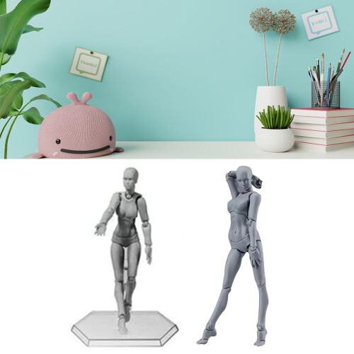 Actionfigurenkörper, anpassbare Posen, beweglich, 2