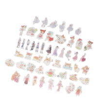 420 Stück Japanpapier-Scrapbooking-Aufkleber,