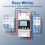 Automatic Reclosing Protector, Over/Under Voltage & Current, 96x45x68mm 2