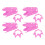 20 Pcs Kunststoff Golf Ball Halter Resistanceless 9