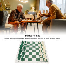 Schachspiel PU-Schachbrett Tragbares