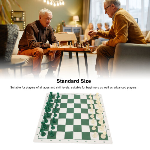 Schachspiel PU-Schachbrett Tragbares