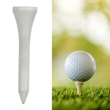 50-teiliger Golf-Teehalter aus Ahornholz, weiß,
