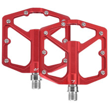 ZTTO Mountainbike-Flachpedale Rotes Aluminium 12.0oz
