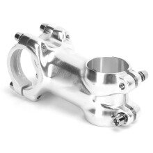 MEIJUN 31,8 mm Silber Fahrrad-Vorbau für Rennrad-Lenker, Radfahren