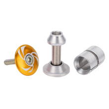 Bouchon de compression du jeu de direction en aluminium 6061 doré de 31.7mm