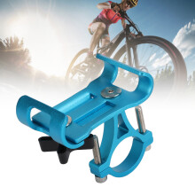 Aluminiumlegierungs Fahrrad-Handyhalterung für 3,5-6,5 Zoll Telefone, Blau