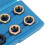 8pcs Axle Spindle Rethreading Tool Set Carbon Steel Universal 9